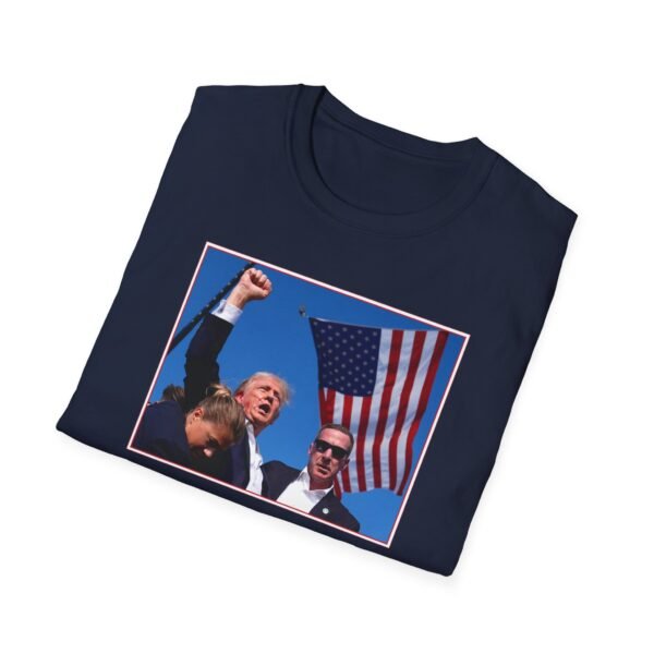 TRUMP PUMP 1 | Unisex Softstyle T-Shirt - Image 100