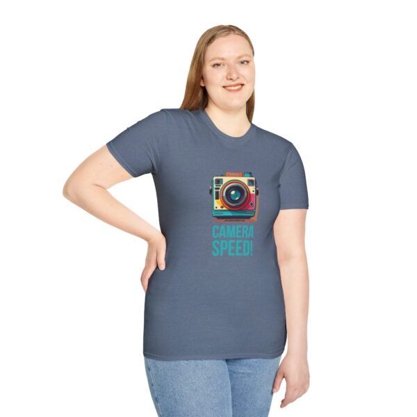 CAMERA SPEED! | Retro |  Unisex Softstyle T-Shirt - Image 137