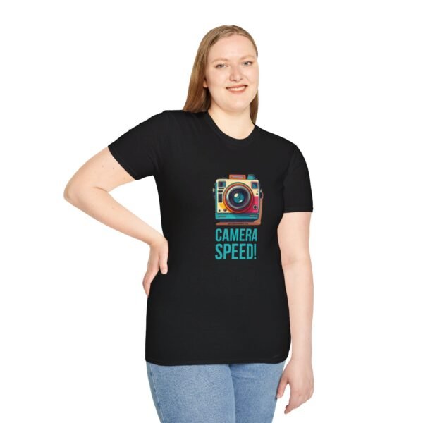 CAMERA SPEED! | Retro |  Unisex Softstyle T-Shirt - Image 5