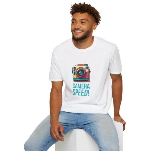 CAMERA SPEED! | Retro |  Unisex Softstyle T-Shirt - Image 24