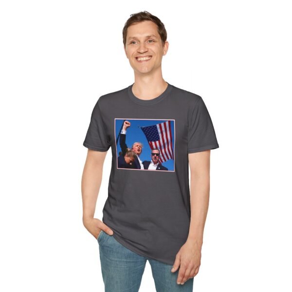 TRUMP PUMP 1 | Unisex Softstyle T-Shirt - Image 79