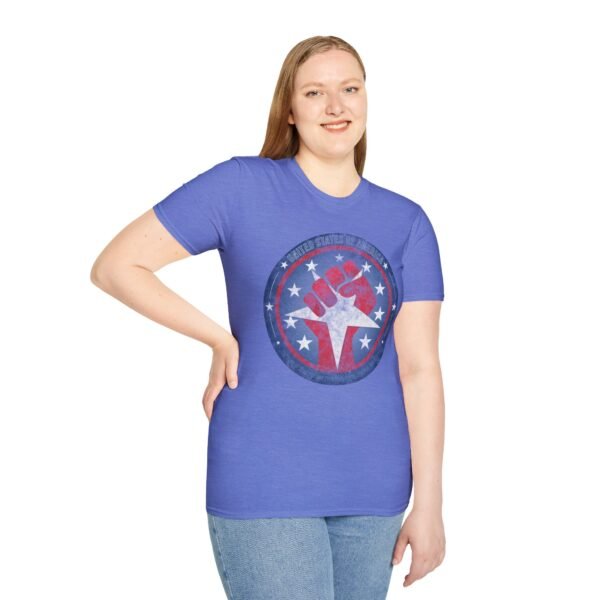 USA STAR FIST | Unisex Softstyle T-Shirt - Image 89
