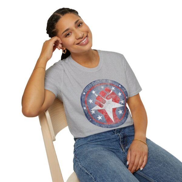 USA STAR FIST | Unisex Softstyle T-Shirt - Image 165