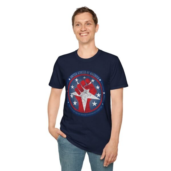 USA STAR FIST | Unisex Softstyle T-Shirt - Image 151