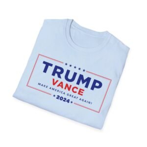 TRUMP VANCE 2024 | Unisex Softstyle T-Shirt swagandstuff.com All Swag