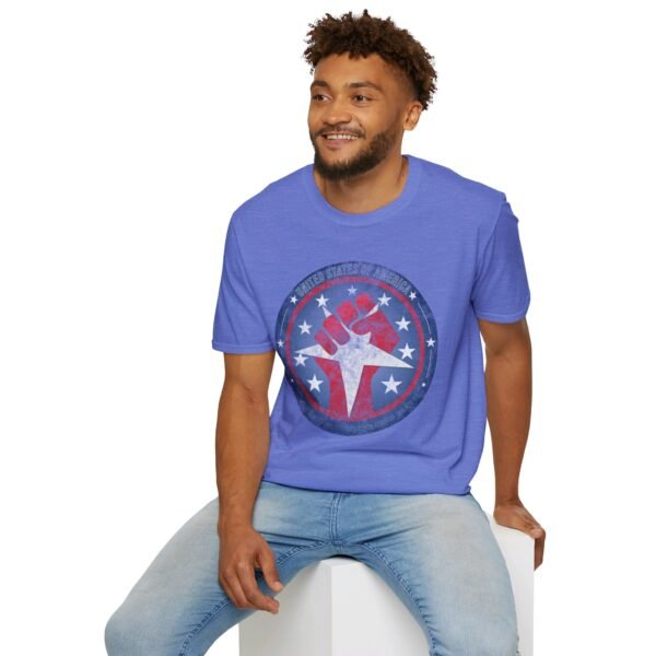 USA STAR FIST | Unisex Softstyle T-Shirt - Image 215