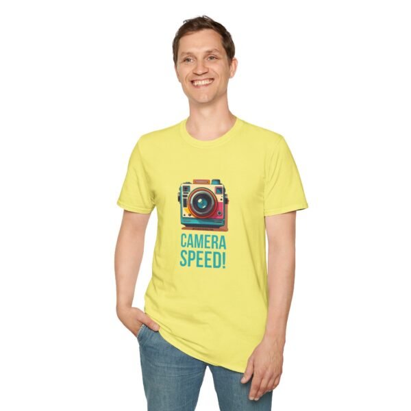 CAMERA SPEED! | Retro |  Unisex Softstyle T-Shirt - Image 103