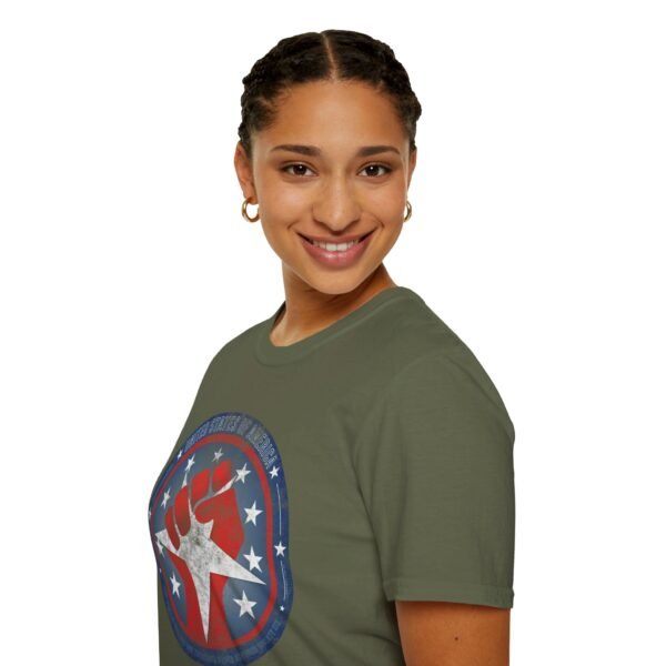 USA STAR FIST | Unisex Softstyle T-Shirt - Image 57