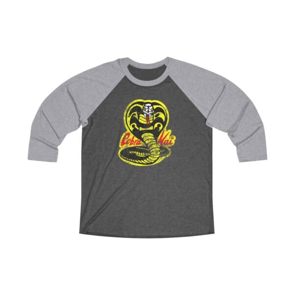 COBRA KAI | Unisex Tri-Blend 34 Raglan Tee - Image 3