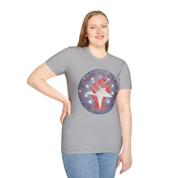 USA STAR FIST | Unisex Softstyle T-Shirt - Image 160