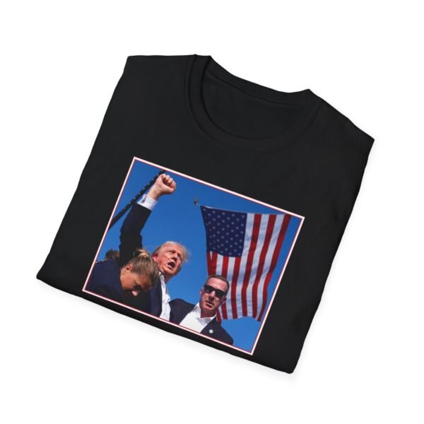 TRUMP PUMP 1 | Unisex Softstyle T-Shirt - Image 4