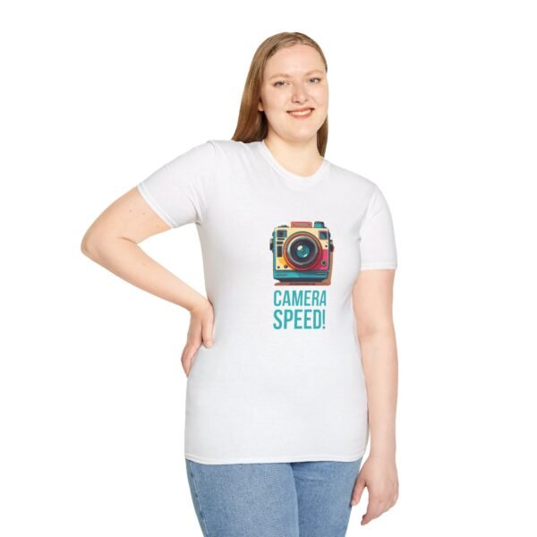 CAMERA SPEED! | Retro |  Unisex Softstyle T-Shirt - Image 17