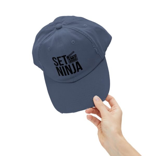 SET NINJA | Unisex Distressed Cap - Image 8