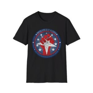 USA STAR FIST | Unisex Softstyle T-Shirt swagandstuff.com All Swag