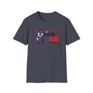 ROCK103 MEMPHIS Distressed Look | Unisex Softstyle T-Shirt swagandstuff.com All Swag