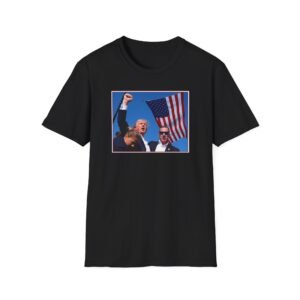 TRUMP PUMP 1 | Unisex Softstyle T-Shirt swagandstuff.com All Swag