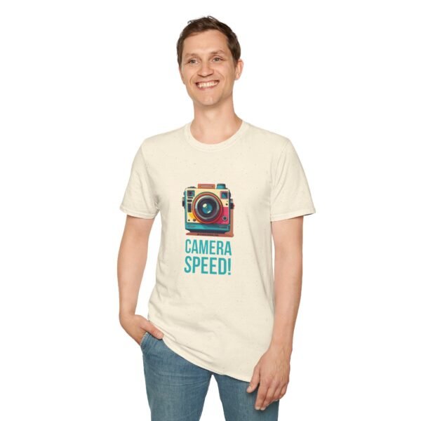 CAMERA SPEED! | Retro |  Unisex Softstyle T-Shirt - Image 91