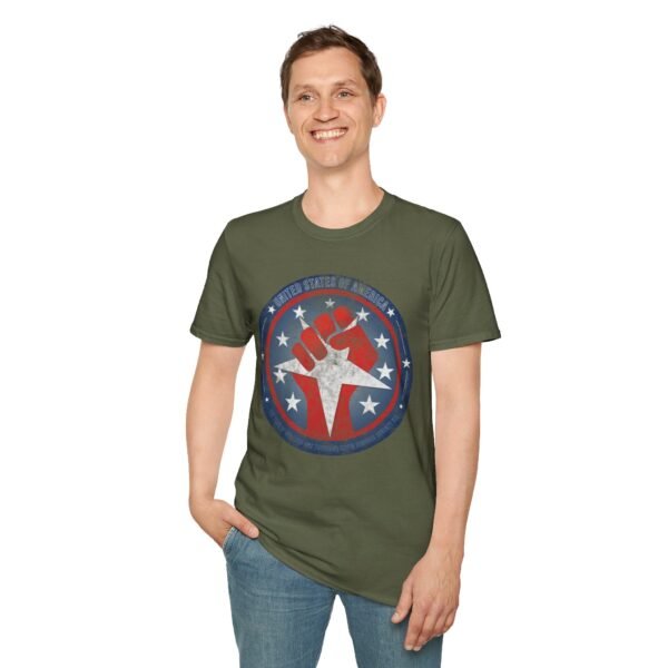 USA STAR FIST | Unisex Softstyle T-Shirt - Image 174