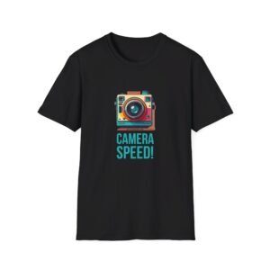 CAMERA SPEED! | Retro |  Unisex Softstyle T-Shirt swagandstuff.com All Swag