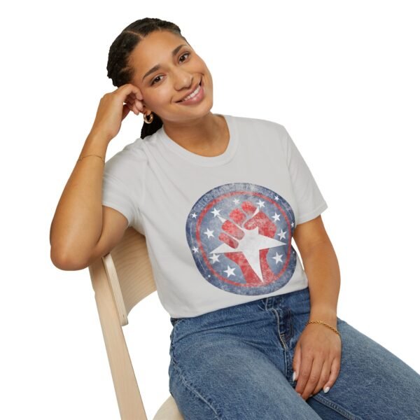 USA STAR FIST | Unisex Softstyle T-Shirt - Image 270