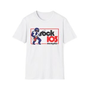 ROCK103 MEMPHIS | Unisex Softstyle T-Shirt swagandstuff.com All Swag