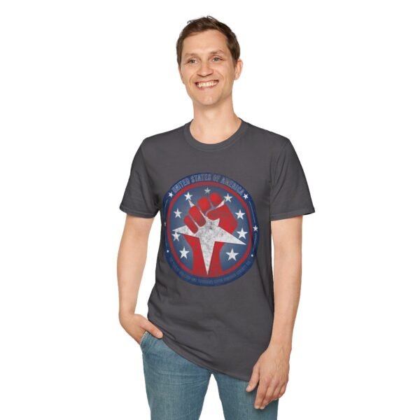 USA STAR FIST | Unisex Softstyle T-Shirt - Image 481