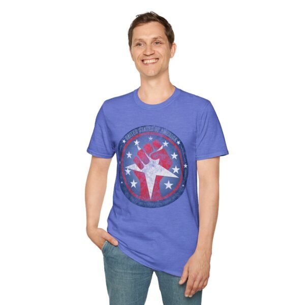 USA STAR FIST | Unisex Softstyle T-Shirt - Image 445