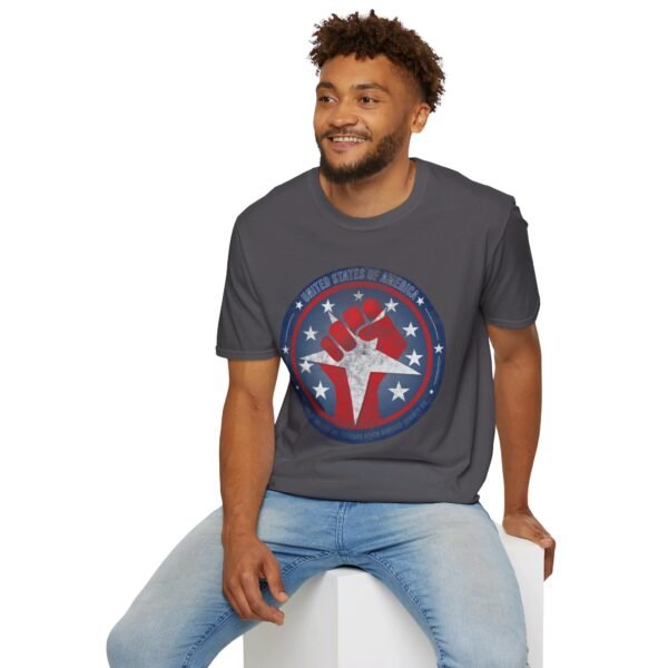 USA STAR FIST | Unisex Softstyle T-Shirt - Image 132