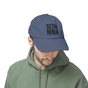 SET NINJA | Unisex Distressed Cap swagandstuff.com All Swag