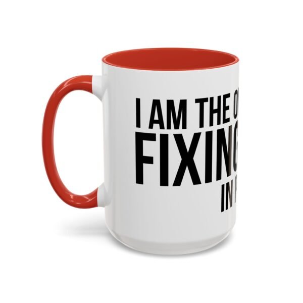 I'M THE ONE FIXING IT IN POST | Accent Coffee Mug (11, 15oz) - Image 34