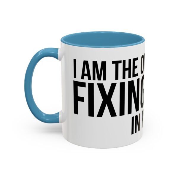 I'M THE ONE FIXING IT IN POST | Accent Coffee Mug (11, 15oz) - Image 40