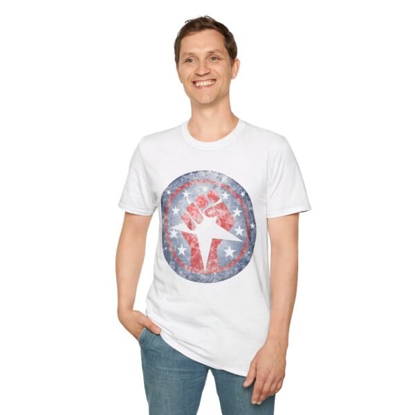 USA STAR FIST | Unisex Softstyle T-Shirt - Image 255