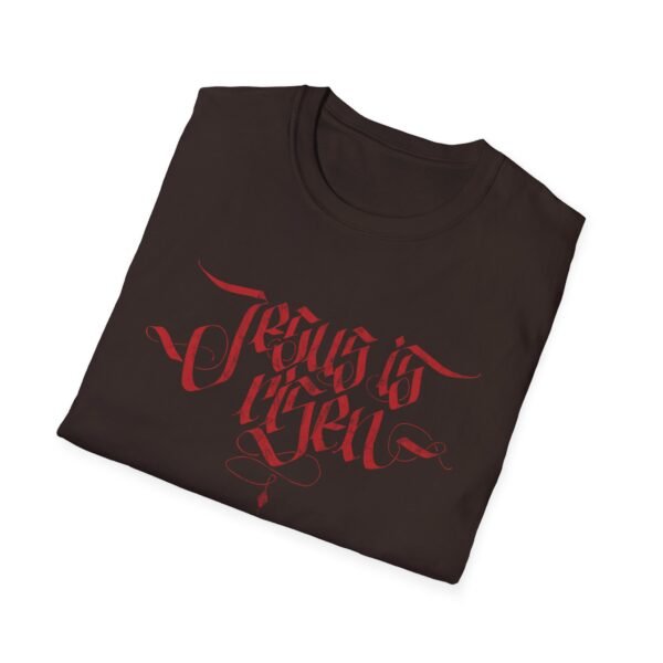 JESUS IS RISEN BLACKLETTER | Unisex Softstyle T-Shirt - Image 64