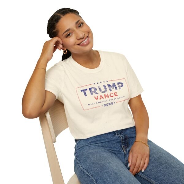 TRUMP VANCE 2024 DISTRESSED | Unisex Softstyle T-Shirt - Image 58