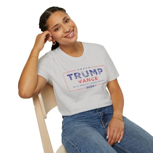 TRUMP VANCE 2024 DISTRESSED | Unisex Softstyle T-Shirt - Image 34