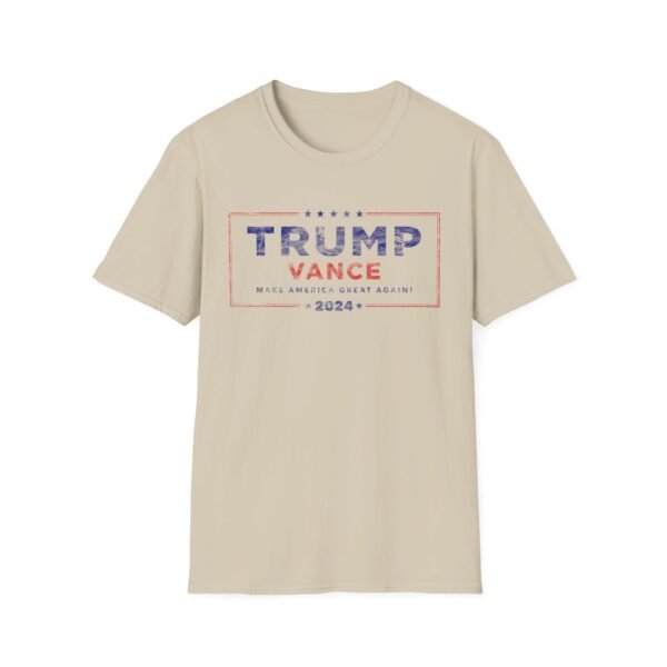 TRUMP VANCE 2024 DISTRESSED | Unisex Softstyle T-Shirt - Image 14