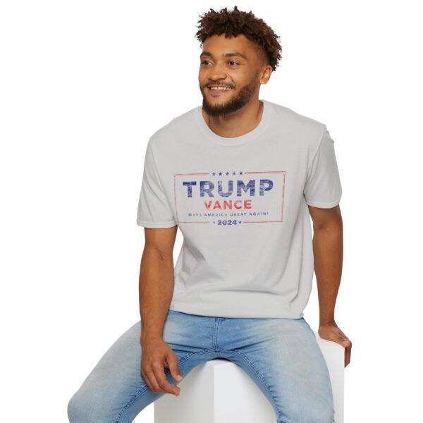 TRUMP VANCE 2024 DISTRESSED | Unisex Softstyle T-Shirt - Image 36