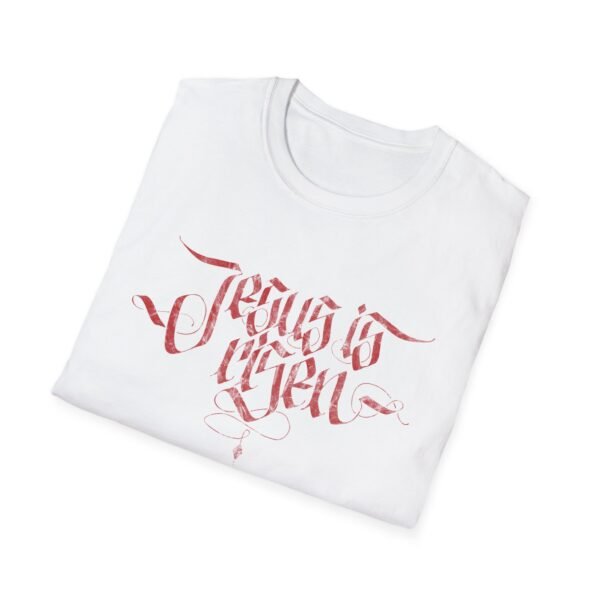 JESUS IS RISEN BLACKLETTER | Unisex Softstyle T-Shirt - Image 16