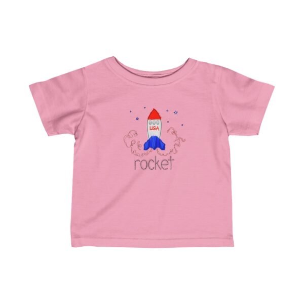 ROCKET SCRIBBLE | Infant Fine Jersey Tee - Image 7