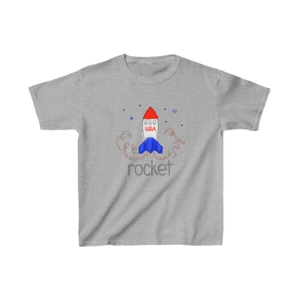 ROCKET SCRIBBLE | Kids Heavy Cotton™ Tee