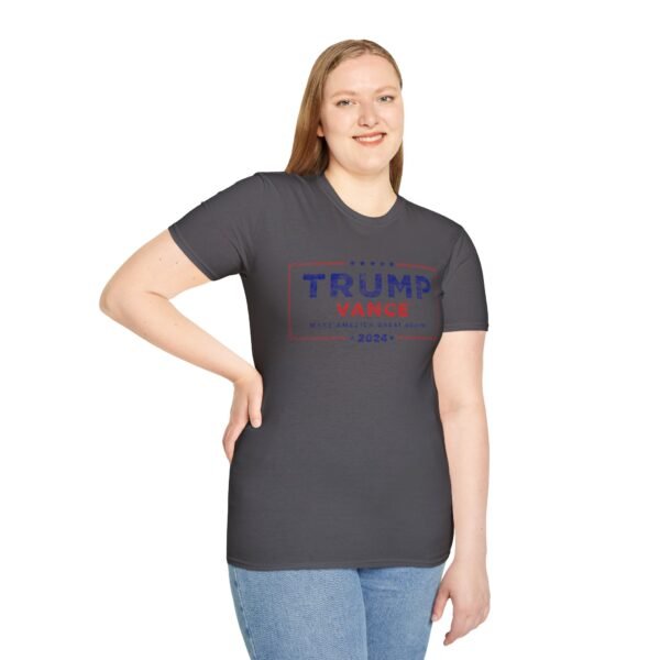 TRUMP VANCE 2024 DISTRESSED | Unisex Softstyle T-Shirt - Image 101