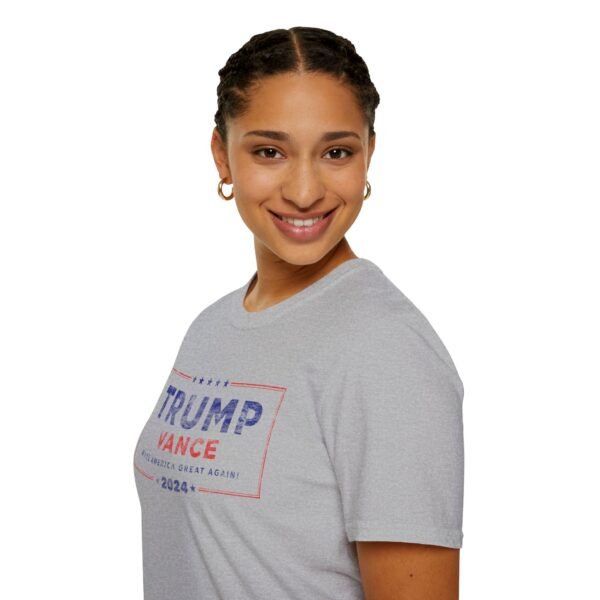 TRUMP VANCE 2024 DISTRESSED | Unisex Softstyle T-Shirt - Image 45