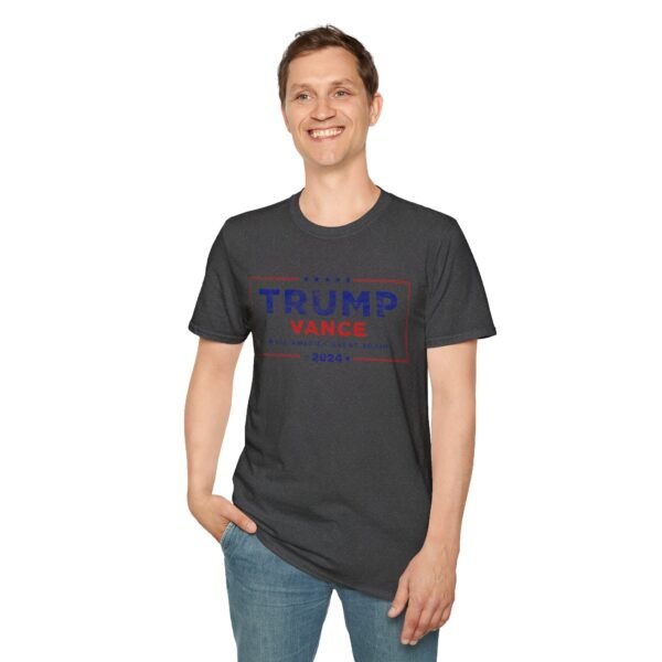 TRUMP VANCE 2024 DISTRESSED | Unisex Softstyle T-Shirt - Image 67