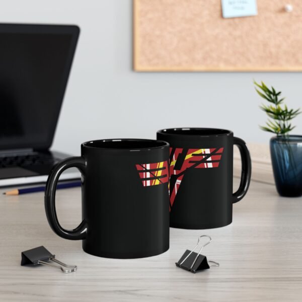 VH Logo Art by Robb Rokk | Black Mug (11oz, 15oz) - Image 7