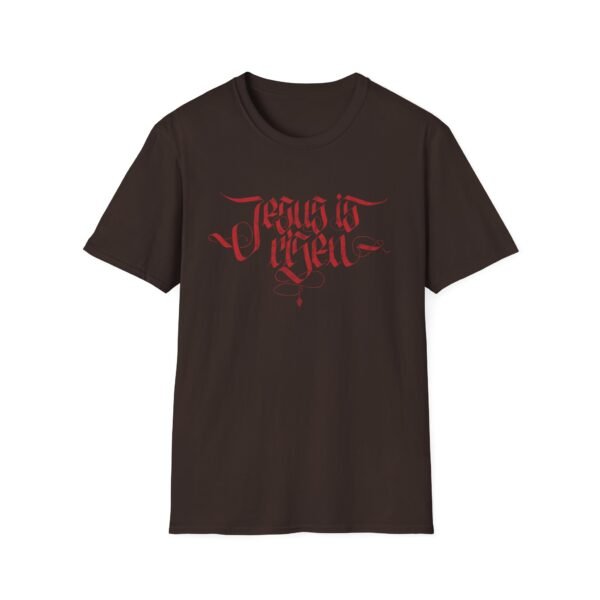 JESUS IS RISEN BLACKLETTER | Unisex Softstyle T-Shirt - Image 61