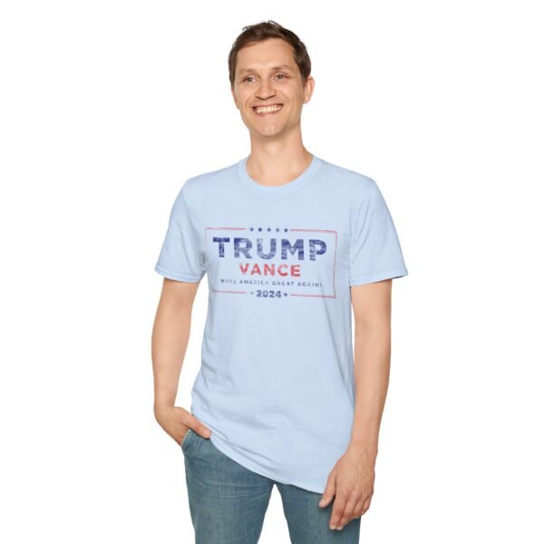 TRUMP VANCE 2024 DISTRESSED | Unisex Softstyle T-Shirt - Image 79