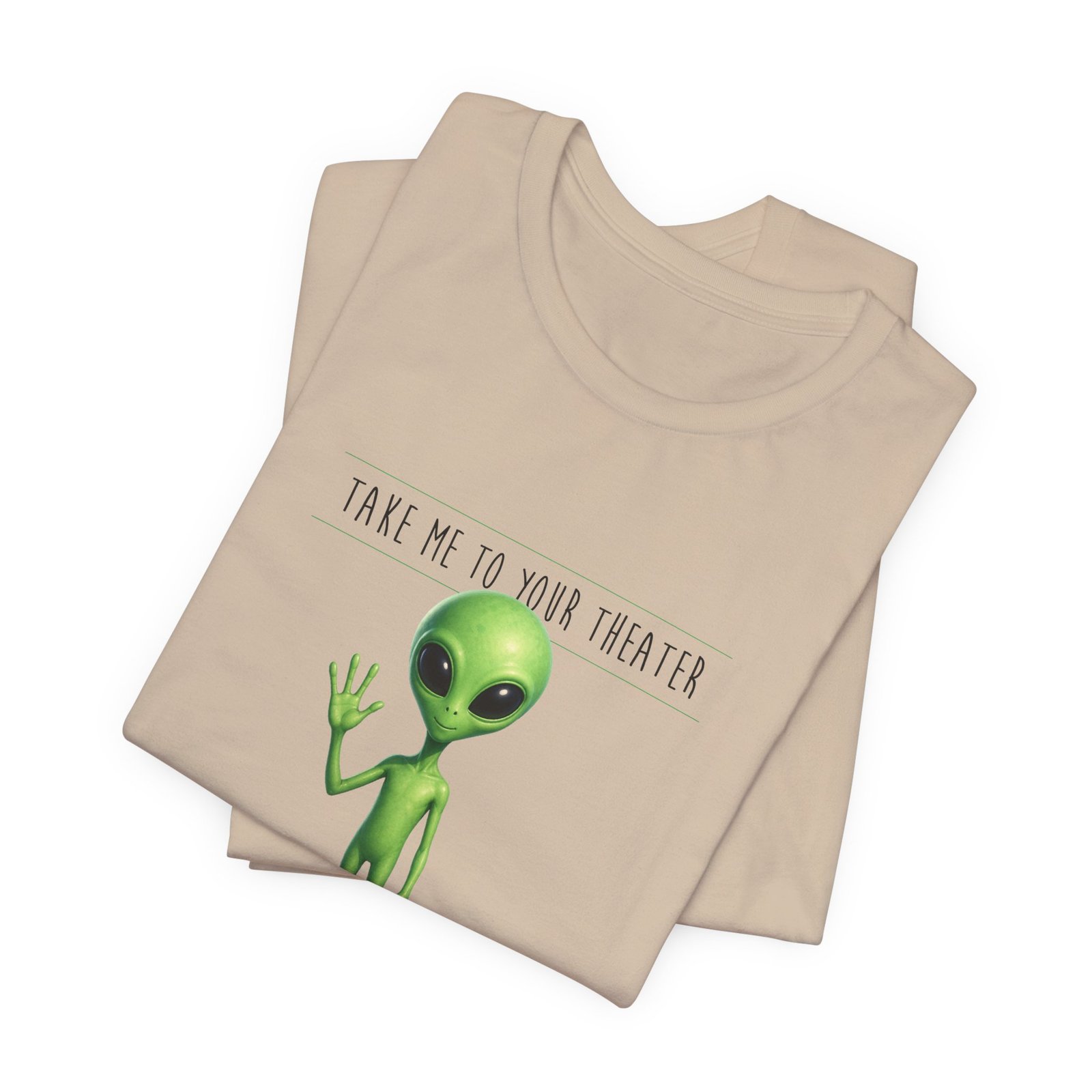 Alien Graphic Tee — “Take Me to Your Theater” Retro Sci‑Fi T‑Shirt swagandstuff.com All Swag Alien Graphic Tee — "Take Me to Your Theater" Retro Sci‑Fi T‑Shirt - Image 28