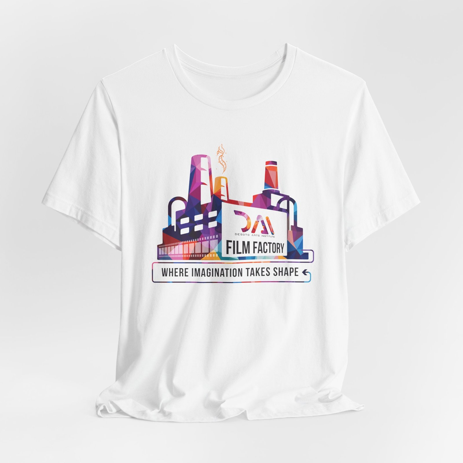 Film Factory Tee – ‘Where Imagination Takes Shape’ swagandstuff.com All Swag Film Factory Tee – 'Where Imagination Takes Shape' - Image 4