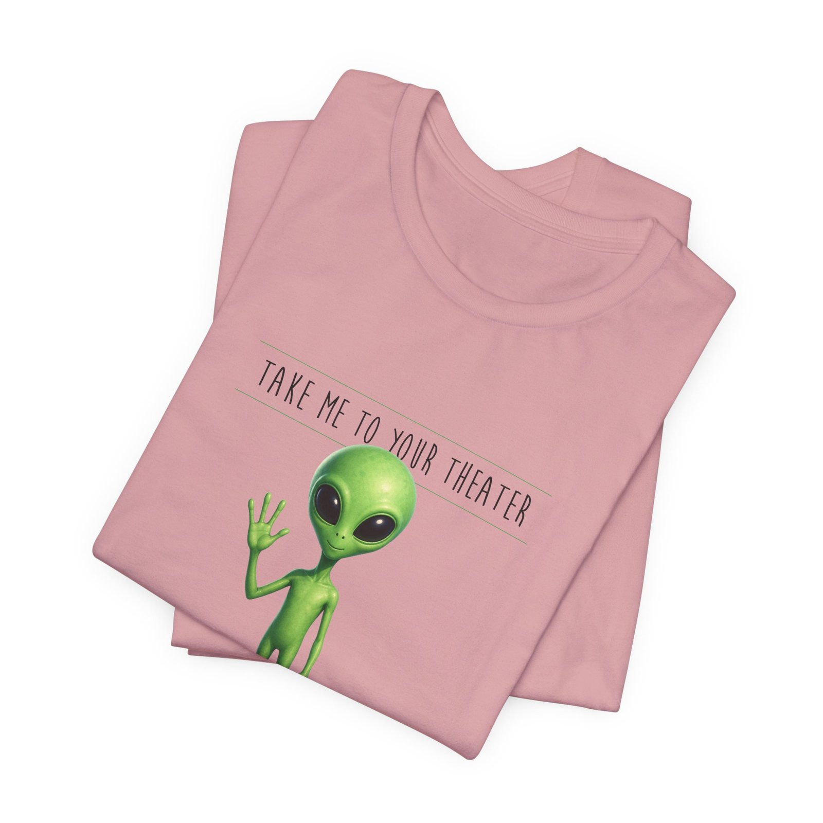 Alien Graphic Tee — “Take Me to Your Theater” Retro Sci‑Fi T‑Shirt swagandstuff.com All Swag Alien Graphic Tee — "Take Me to Your Theater" Retro Sci‑Fi T‑Shirt - Image 36