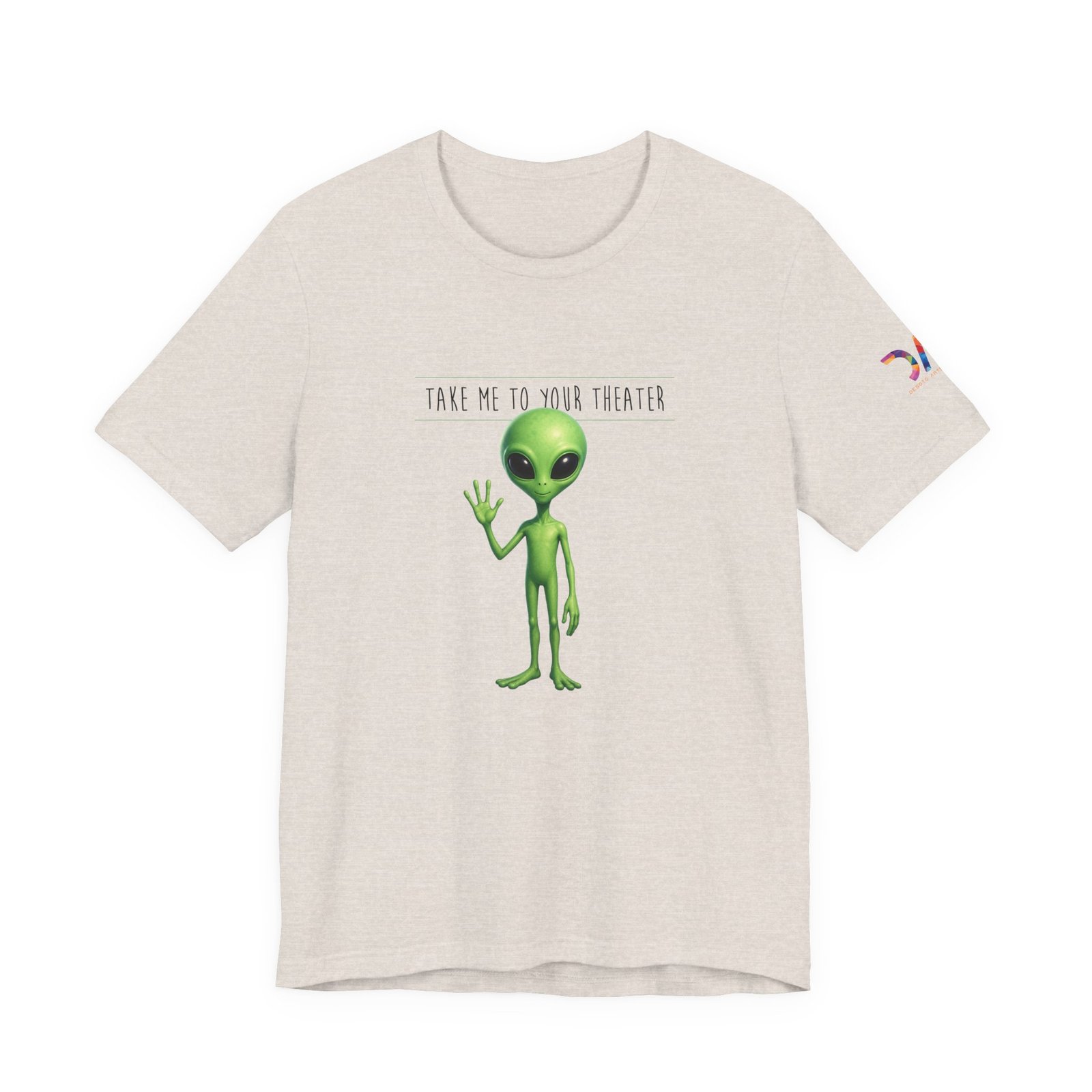 Alien Graphic Tee — “Take Me to Your Theater” Retro Sci‑Fi T‑Shirt swagandstuff.com All Swag Alien Graphic Tee — "Take Me to Your Theater" Retro Sci‑Fi T‑Shirt - Image 14